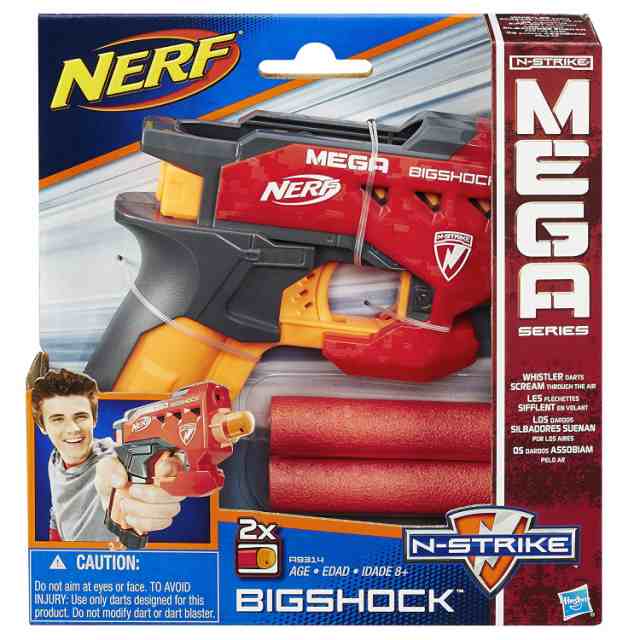 ナーフ Ｎストライクメガビッグショックブラスター Nerf N-Strike Mega BigShock Blaster A9314 並行輸入品  メール便送料無料